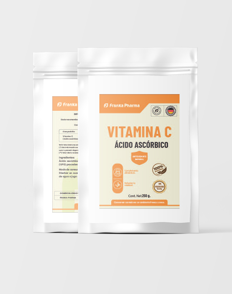 VITAMINA C - ÁCIDO ASCÓRBICO, 250 GR